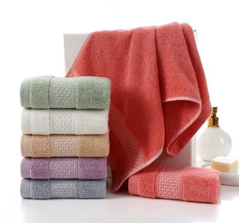 Buy cheap Jacquard 100% Cotton Face Wash Towel Solid Color Soft Towel Popular Selection from wholesalers