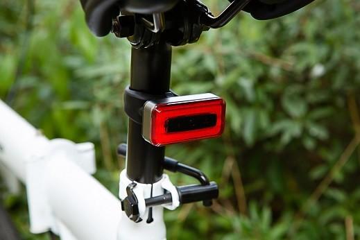 Buy cheap 580mAh Smart Rear Bike Light COB RoHS LED Bicycle Tail Lamp Waterproof from wholesalers
