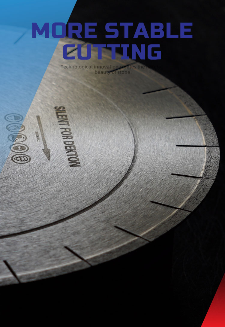 High Cutting Speed Diamond Cutting Disc for CNC Bridge Machine D350mm Metal Powder