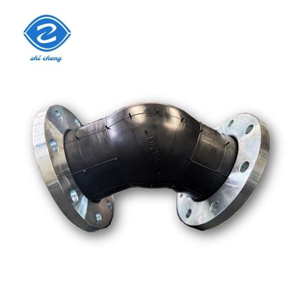 Buy cheap NBR Material 90 Degree Flexible Rubber Elbow Expansion Joint for High Pressure Testing from wholesalers
