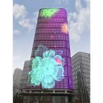 Multicolor LED Transparent Screen 800mmx1500mm Moistureproof