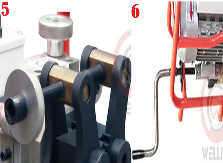 Hand Operated Multifunctional Pipe Beveling Machine 2000r/Min