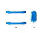 Customized Blue Speaker With Silicone Wrapped Metal Accessories, Speaker