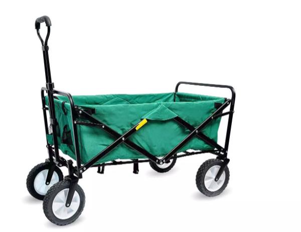 Buy cheap Green Four Wheel Heavy Duty Collapsible Wagon Large Capacity Versatile from wholesalers