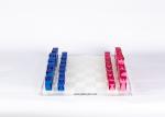 Custom Luxury Neon Blue Pink Elegant Acrylic Chess Game Board Set