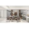 Buy cheap Modern Custom Stainless Steel Kitchen Cabinet Set Furniture Coffee Color from wholesalers