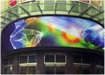 Curved Outdoor Screen Rental LED Screens for Hire 1R1G1B P10 320 * 160mm Real