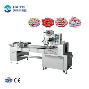 Automatic Candy Pillow Pack Machine Servo Control 4.5kw