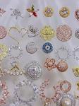 ZIRCON Circle 18K Gold Plated Handmade Micron Pave CZ Eye Turkiye Design Stud
