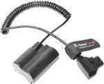 Alvin’s Cables Dtap to NP-W235 Dummy Battery Power Coiled Cable for Fujifilm