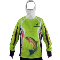 Buy cheap Unisex Outdoor Fishing Clothing OEM Design Hooded Fishing Shirt Multi Color product