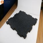 Indoor Smooth Rubber Tiles For Home Gym Waterproof Anti Fatigue