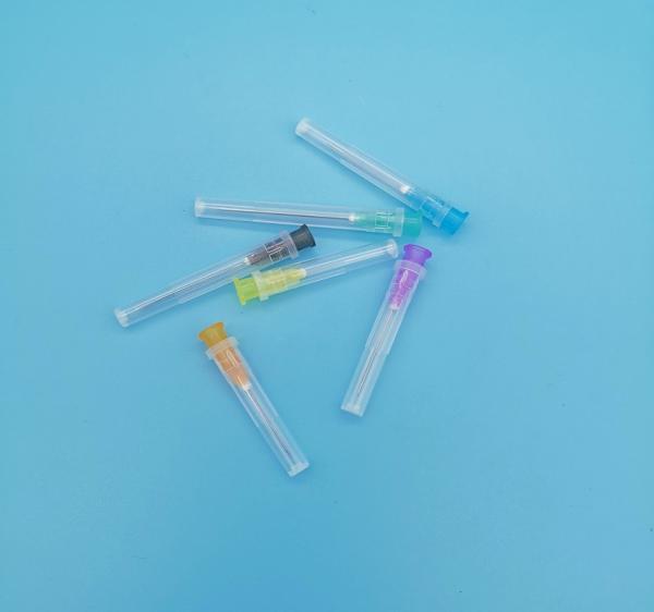 Buy cheap White Disposable Syringe Needles Inclined Out Diameter 1.6mm 16G For Injection from wholesalers