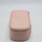 Pink Jewellery Organiser Box 24cm 9cm 13cm Nylon Travel Cosmetic Case Organizer