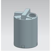 Buy cheap Round Dosing Plastic Chemical Tanks Corrosion Resistance product