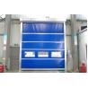 Buy cheap 220V - 240V Interior High Speed Doors , Rapid Automatic Roller Up Door Blue White Green from wholesalers