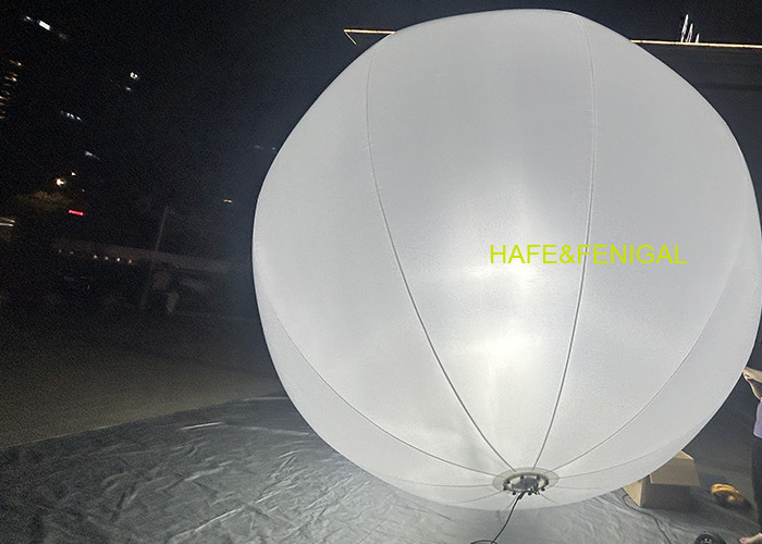 Dia.4.2m Spherical 360-Degree Lighting Halogen 2.4KW Balloon Light For Film Production