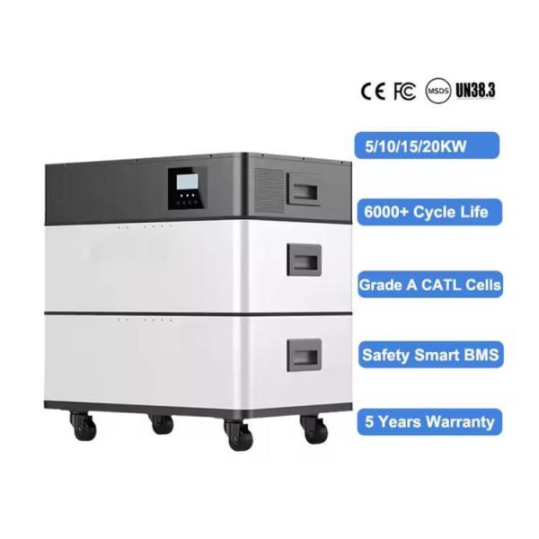 Buy cheap 51.2V 5kw 10kw 15kw High Voltage Stacked Energy Storage Battery for Lifepo4 Akku from wholesalers