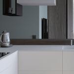 Edna Classic Design Automatic Frameless PVC Board Cabinet Kitchen Cabinets PVC