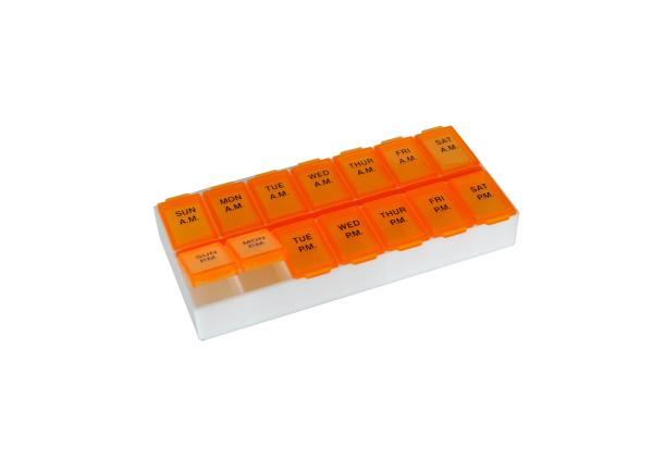 Airtight Vitamin Organizer Pill Box Vitamin And Supplement Holder Dispenser