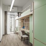 School Furniture Up And Down Bed Children Bunk Bed With Desk