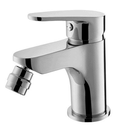 Buy cheap Deck Mounted Single Lever Bidet Faucet 135mm High Single Handle Basin Mixer from wholesalers