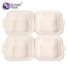 Buy cheap Food grade eco friendly disposable biodegradable 550ml cornstarch plastic hamburger boxes from wholesalers