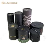 Buy cheap Custom Printed Pulp Paper Tube Round Kraft Packaging Box For Tea Coffee Candy product