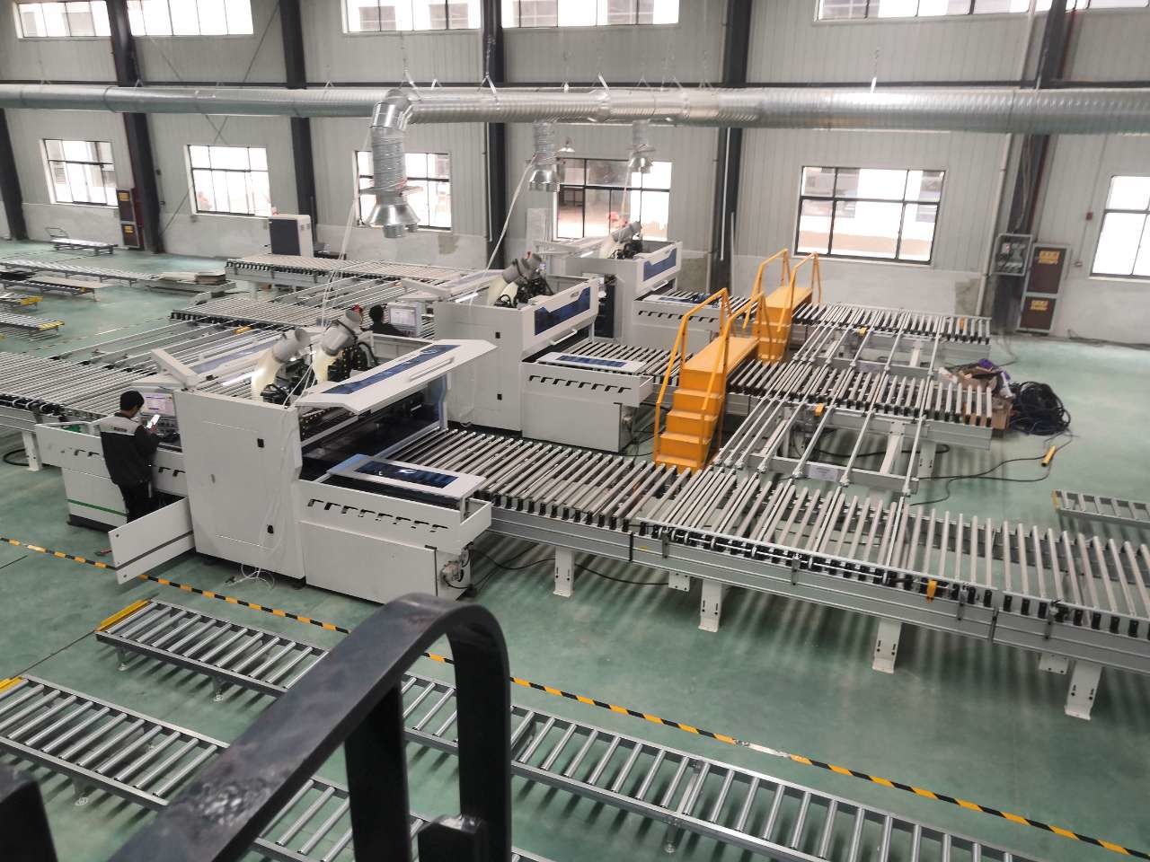 Fully Automatic Single Sided Edgebander Mdf PVC Edge Banding Production Line