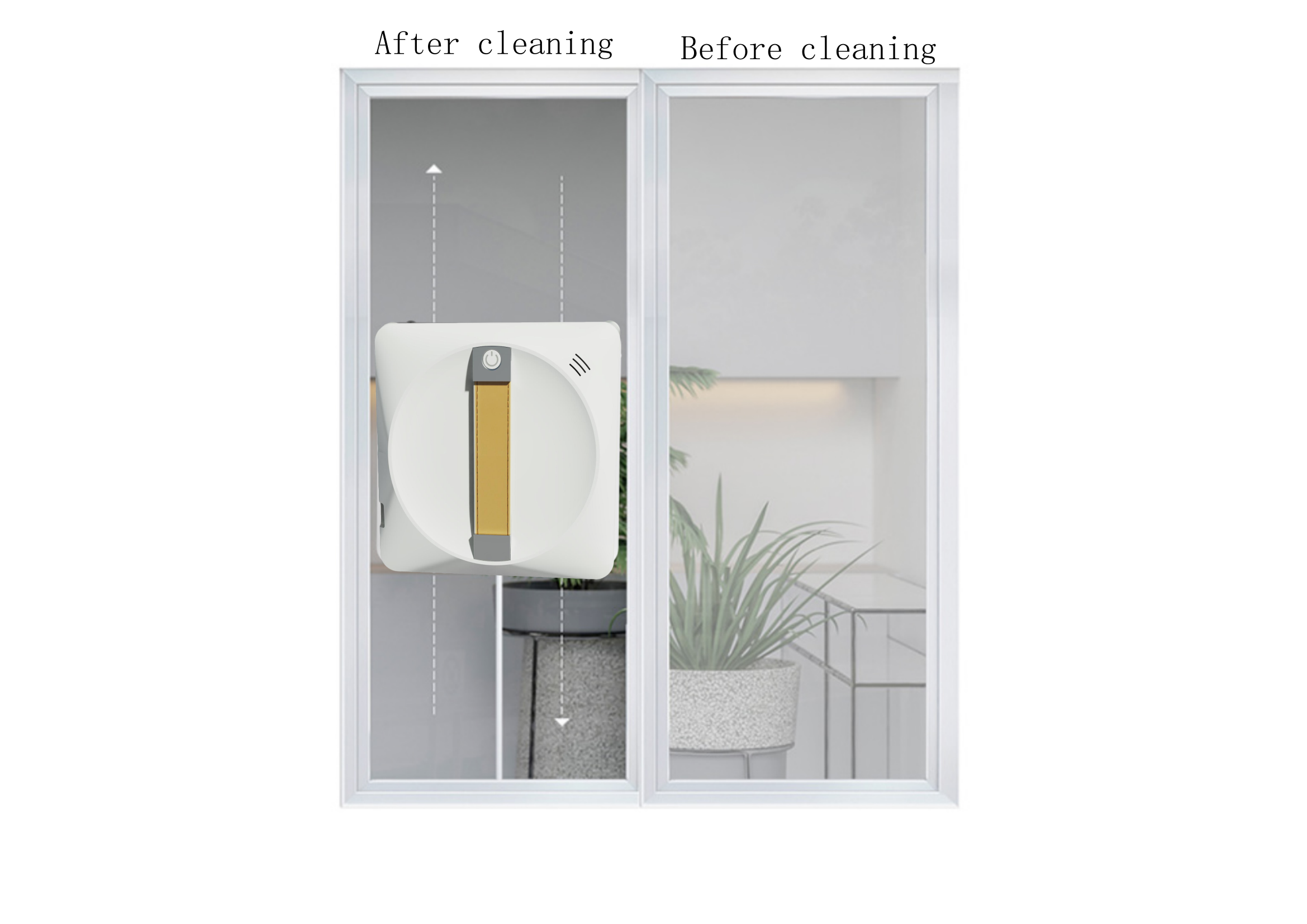 Xiaomi Mijia Hutt Window Cleaner Robot 72W Power and Remote Control for Quick Cleaning