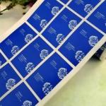 Pantone Color Waterproof Vinyl Sticker Paper For Cosmetic Bottle