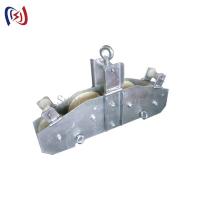 Buy cheap Four Sheaves Combined Fiber Optic Stringing Blocks Rope Pulley Block OPGW Quadrant Block product