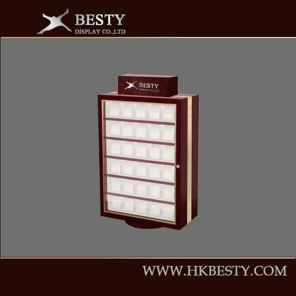 Buy cheap Rotating wood veneer Jewellery showcases , display counter top from wholesalers
