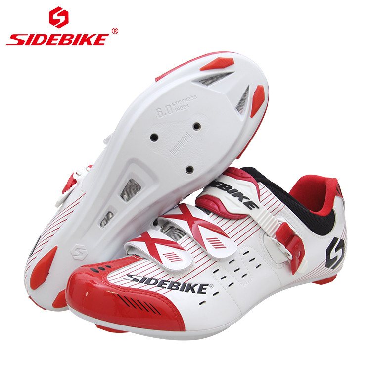 Anti Skid Lycra Material Road Bike Shoes , Breathable Non Slip Sport Sneakers