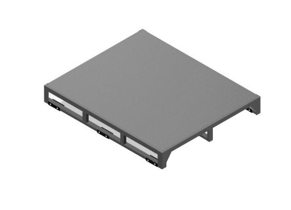 Buy cheap Movable Rack Steel Pallet Durable Storage Metal Pallet from wholesalers