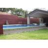Buy cheap Dark Green Flat 8mm Semi Frameless windows and another parts of building from wholesalers