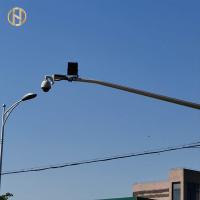Buy cheap Galvanized Steel Outdoor Security Camera Pole Anti Corrosion Protection product