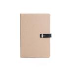 100x140mm 90Sht Recycled Paper Notebook Personalised Logo Print Debossed