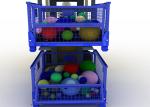 3000KG Warehouse Storage Shelves Lockable Storage Roll Wire Storage Cages