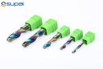 3.175mm Aluminum End Mill Single Flute CNC Spiral Router Bits Non-Ferrous Metal