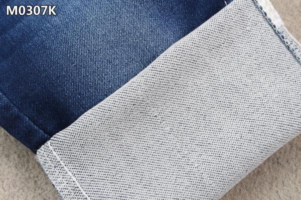 8.3 Oz Light Weight Fake Knitting Denim Fabric Super Soft Double Layer Jeans