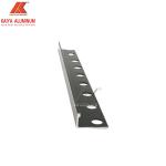 Matte Silver 27cm Square Tile Decorative Aluminum Trim Anodized