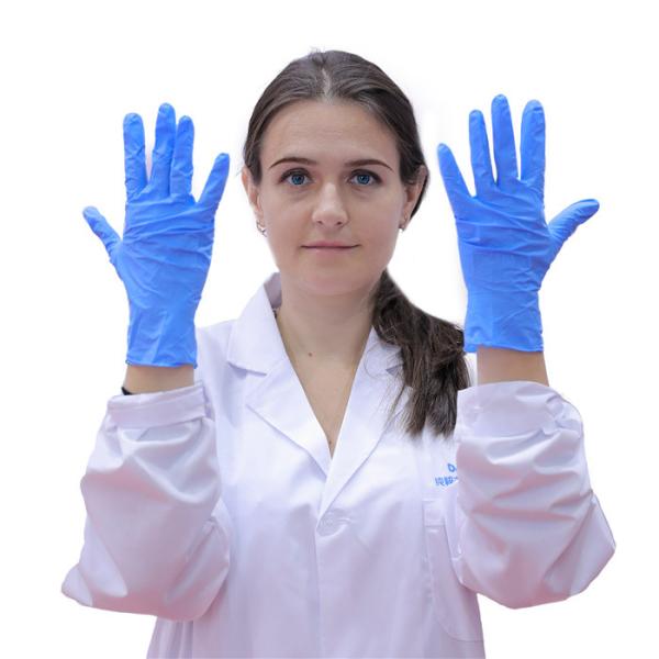 Buy cheap Large Royal Blue Disposable Industrial Nitrile Gloves from wholesalers