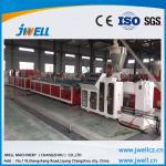 Jwell PE PP WPC profile extrusion line for wood tray, indoors and outdoors floor