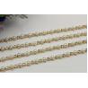 Buy cheap Perfect customized high quality 10 mm width light gold white pearl decorative metal chain for bag strap from wholesalers
