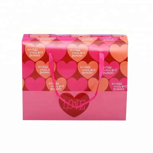 Buy cheap Corrugated Board Paper Food Packaging Recyclable ECO Material With Heart Pattern from wholesalers