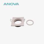 Bamboo Fiber Downlight Enclosure Square Recessed MR16 Downlight Housing