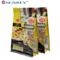 Buy cheap Ziplockk Flat Bottom Sustainable Packaging Pouch Box Packaging Frozen Food product