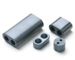 Ni-Zn RID Ferrite Core Material , Lightweight Magnetic Material Silver Grey