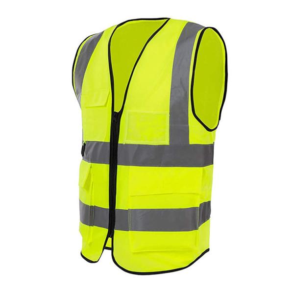 High Vis Running Gilet Bibs Straps Garden Building Construction Reflective Vest